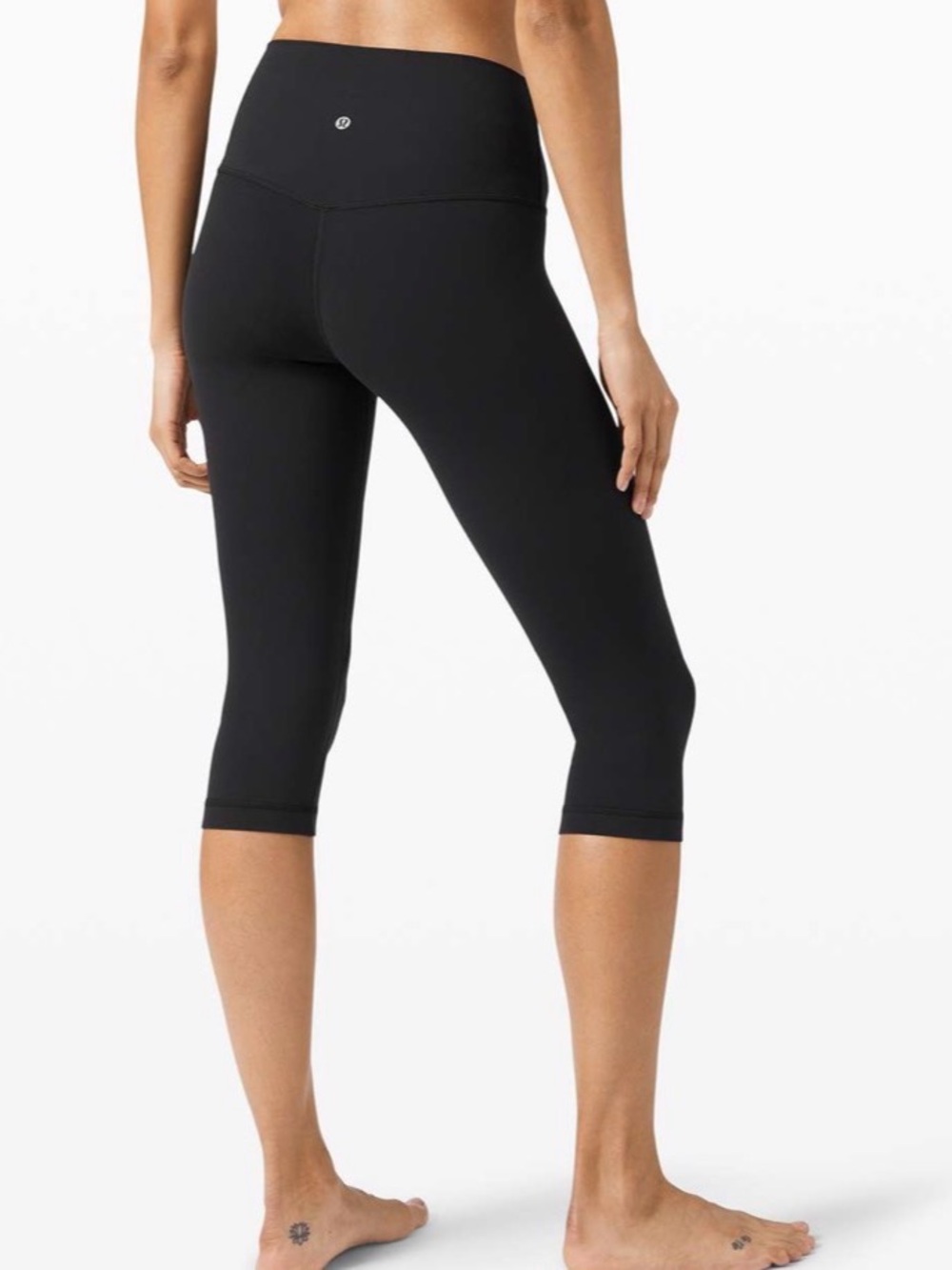NWT Lululemon Align High Rise Crop 17" Legging Tight Black Size 6 - Picture 4 of 8